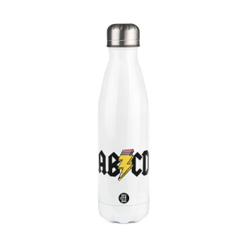 ABCD, Metal mug thermos White (Stainless steel), double wall, 500ml