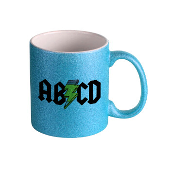 ABCD, Κούπα Σιέλ Glitter που γυαλίζει, κεραμική, 330ml