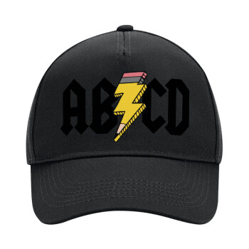 ABCD, Adult Ultimate Hat BLACK, (100% COTTON DRILL, ADULT, UNISEX, ONE SIZE)