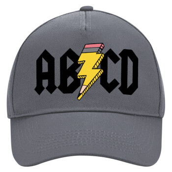 ABCD, Ultimate Adult Hat Grey, (100% COTTON DRILL, ADULT, UNISEX, ONE SIZE)