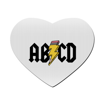 ABCD, Mousepad heart 23x20cm