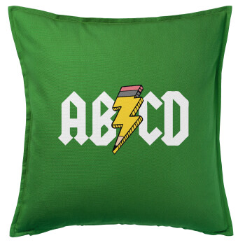 ABCD, Sofa cushion Green 50x50cm includes filling