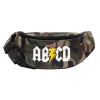 Unisex waist bag (banana) in Jungle camouflage color with 2 pockets