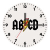 Wooden wall clock (20cm)