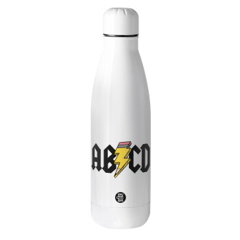 ABCD, Μεταλλικό παγούρι θερμός (Stainless steel), 500ml