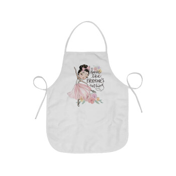 Dance Like everyone's watching, Chef Apron Short Full Length Adult (63x75cm)