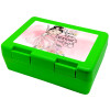 Children's cookie container GREEN 185x128x65mm (BPA free plastic)