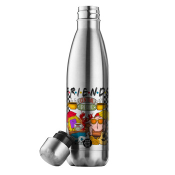 Friends, Inox (Stainless steel) double-walled metal mug, 500ml