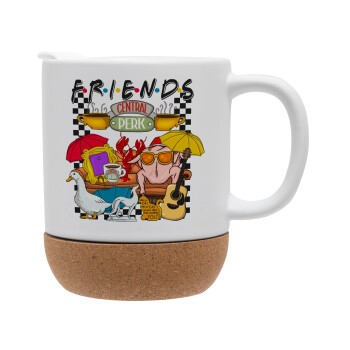 Friends, Ceramic coffee mug Cork (MAT), 330ml (1pcs)