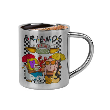 Friends, Double-wall metal cup for espresso (220ml)