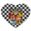 Mousepad heart 23x20cm