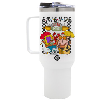 Friends, Mega Stainless steel Tumbler with lid, double wall 1,2L