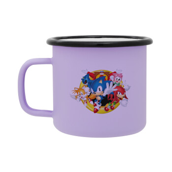 Sonic and friends, Κούπα Μεταλλική εμαγιέ ΜΑΤ Light Pastel Purple 360ml