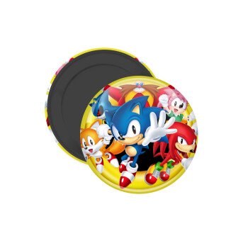 Sonic and friends, Μαγνητάκι ψυγείου στρογγυλό διάστασης 5cm