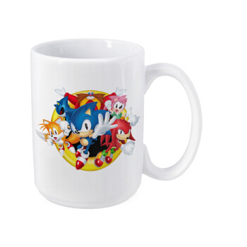 Sonic and friends, Κούπα Mega, κεραμική, 450ml