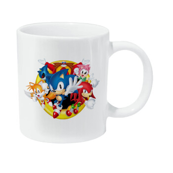 Sonic and friends, Κούπα Giga, κεραμική, 590ml