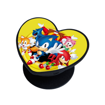 Sonic and friends, Phone Holders Stand  καρδιά Μαύρο Βάση Στήριξης Κινητού στο Χέρι