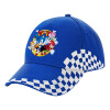 Adult Ultimate BLUE RACING Cap, (100% COTTON DRILL, ADULT, UNISEX, ONE SIZE)