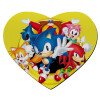 Mousepad heart 23x20cm