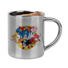 Double-wall metal cup for espresso (220ml)