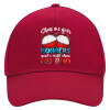 Adult Ultimate Hat RED, (100% COTTON DRILL, ADULT, UNISEX, ONE SIZE)