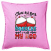 Sofa cushion Pink 50x50cm includes filling