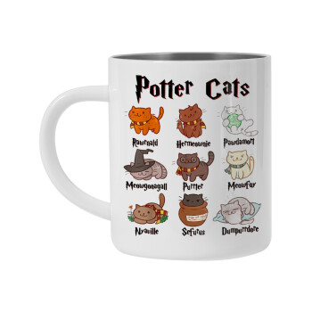 Potter Cats, Mug Stainless steel double wall 300ml