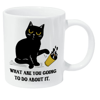 CAT, what are you going to do about it!, Κούπα Giga, κεραμική, 590ml