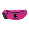 Unisex waist bag (banana) in PINK color with 2 pockets