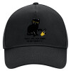 Adult Ultimate Hat BLACK, (100% COTTON DRILL, ADULT, UNISEX, ONE SIZE)