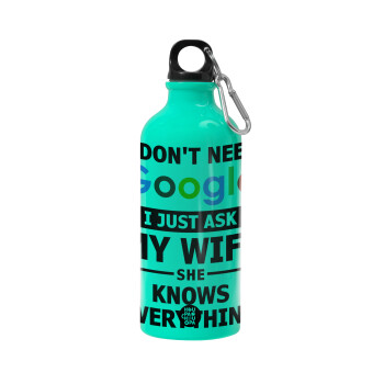 I don't need Google, just ask my WIFE, Water bottle 600ml