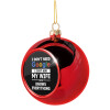 Christmas tree ball Red 8cm