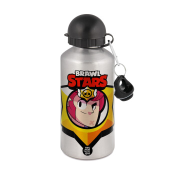 Brawl Stars Colt, Metallic water jug, Silver, aluminum 500ml