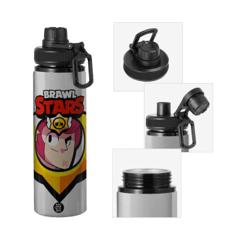 Brawl Stars Colt, Metallic water bottle with safety cap, 850ml aluminum