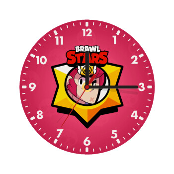 Brawl Stars Colt, Wooden wall clock (20cm)