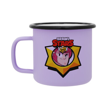 Brawl Stars Colt, Κούπα Μεταλλική εμαγιέ ΜΑΤ Light Pastel Purple 360ml