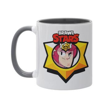 Brawl Stars Colt, Mug colored grey, ceramic, 330ml