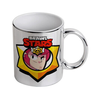 Brawl Stars Colt, Mug ceramic, silver mirror, 330ml