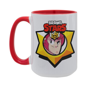 Brawl Stars Colt, Κούπα Mega 15oz, κεραμική Κόκκινη, 450ml