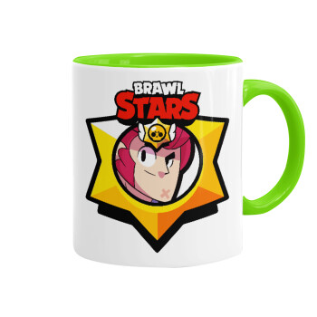 Brawl Stars Colt, Mug colored light green, ceramic, 330ml