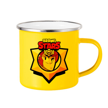 Brawl Stars Colt, Yellow Enamel Metallic Cup 360ml