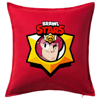 Brawl Stars Colt, Sofa cushion RED 50x50cm includes filling