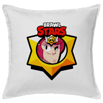 Brawl Stars Colt, Sofa cushion White 50x50cm includes filling