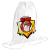 Backpack pouch GYMBAG white (28x40cm)