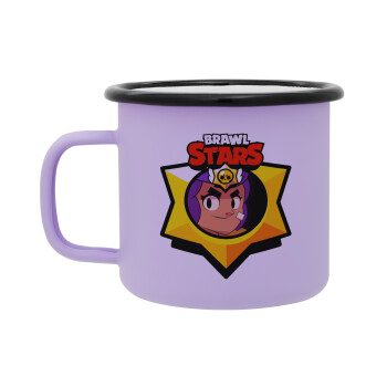 Brawl Stars Shelly, Κούπα Μεταλλική εμαγιέ ΜΑΤ Light Pastel Purple 360ml