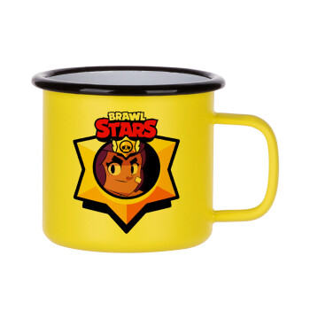 Brawl Stars Shelly, Metallic enamel MATT Yellow cup 360ml