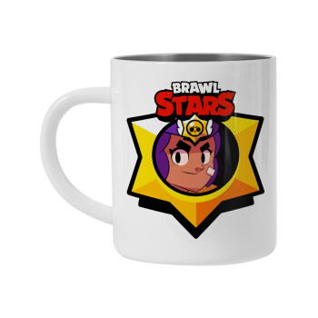 Brawl Stars Shelly, Mug Stainless steel double wall 450ml