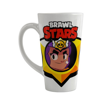 Brawl Stars Shelly, Κούπα κωνική Latte Μεγάλη, κεραμική, 450ml