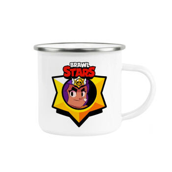 Brawl Stars Shelly, Metallic enamel cup white 360ml