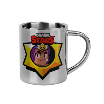 Brawl Stars Shelly, Mug Stainless steel double wall 300ml